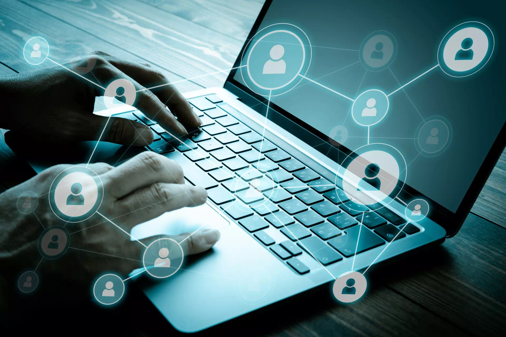 ネットワークを現した画像